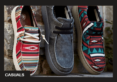 Wide selection of Casual Boots and Shoes at ElliottsBoots.com