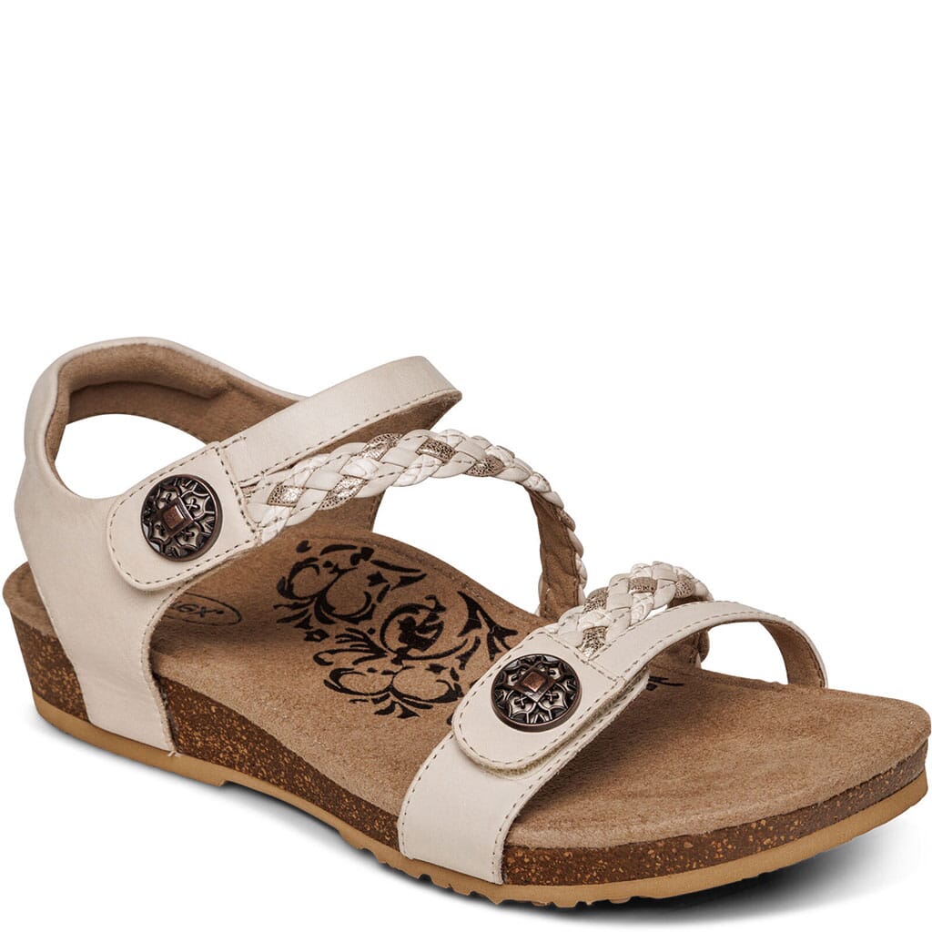 Aetrex Jillian Braided Quarter Strap Sandal