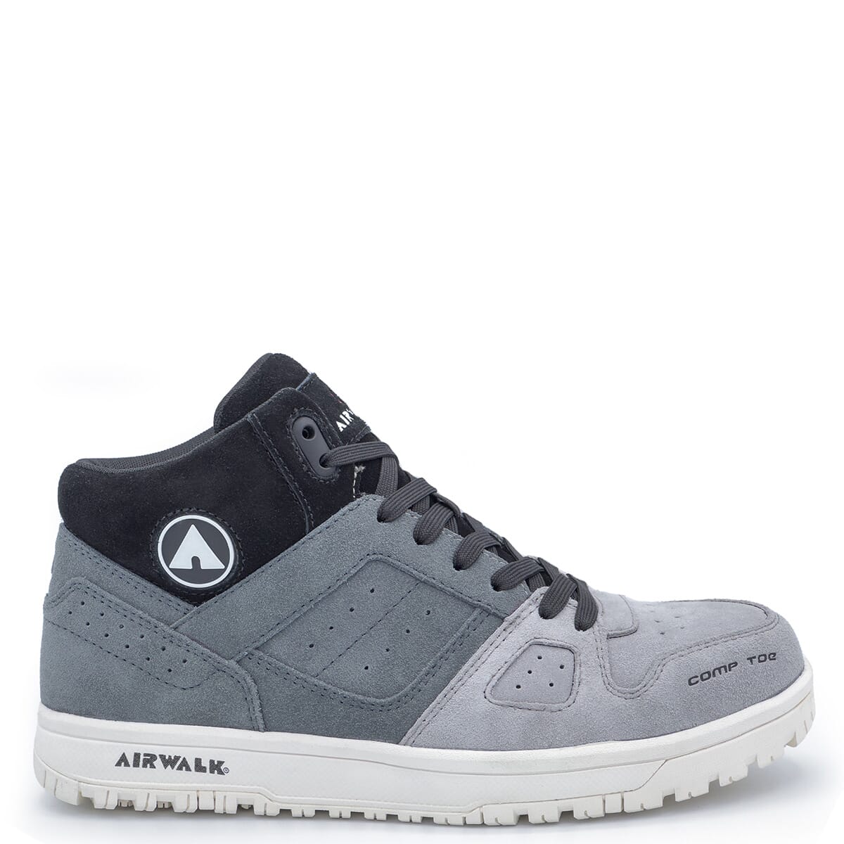 Airwalk Men's Mongo Mid Comp Toe Safety Shoes - Grey | elliottsboots