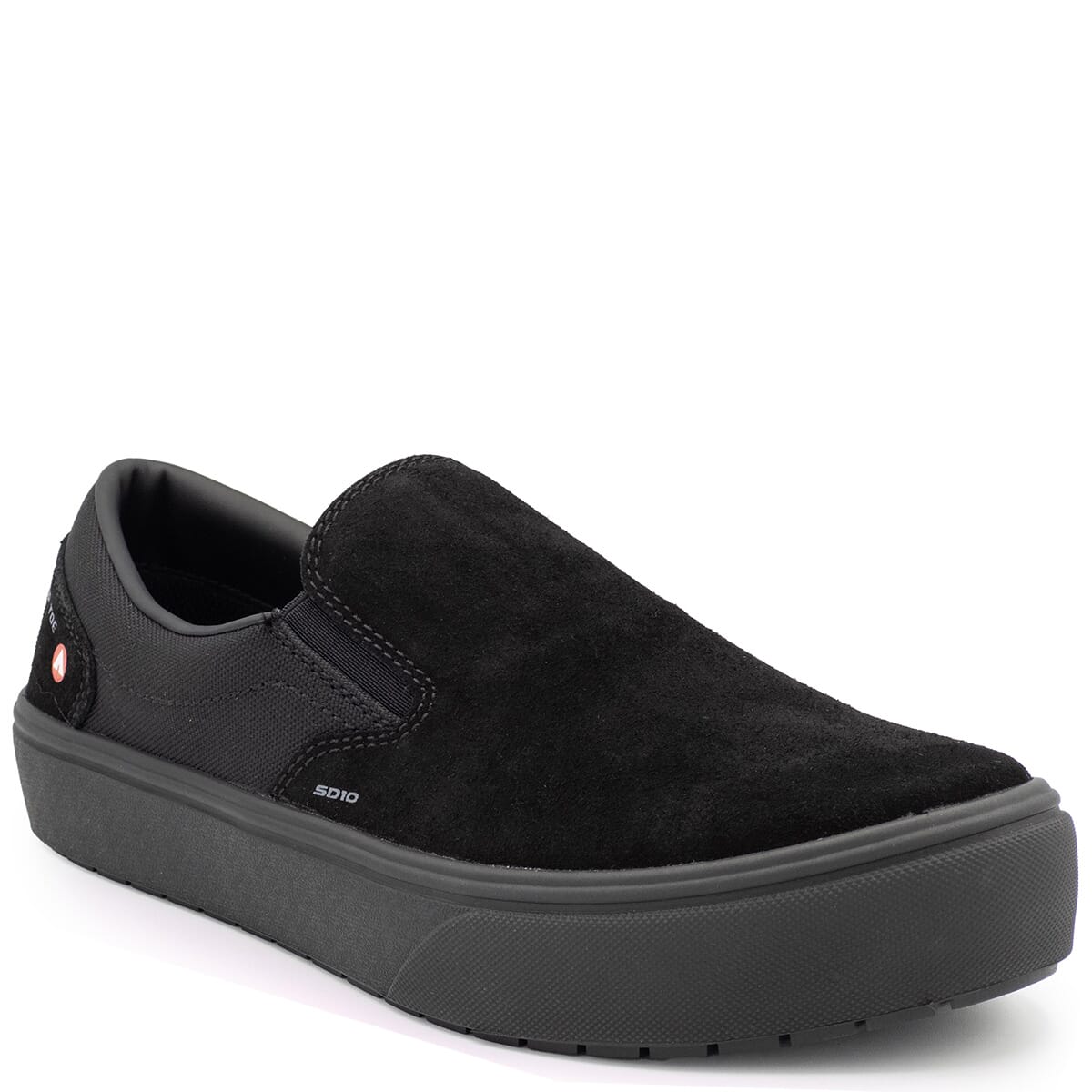 Airwalk Women's Venice Slip-On SD10 Comp Toe Safety Shoes - Black