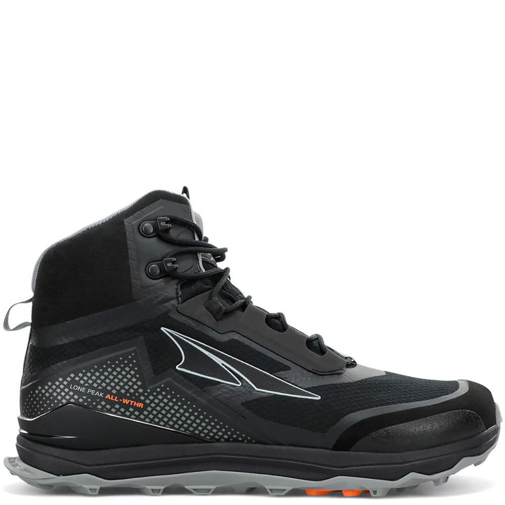 Image for Altra Men's Lone Peak ALL-WTHR Mid Boots - Black from elliottsboots