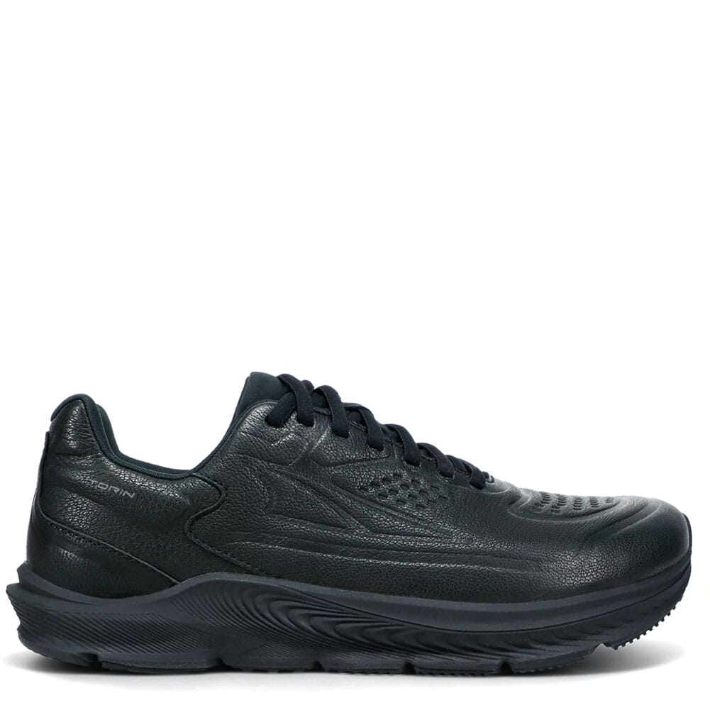 Altra Men's Torin 5 Leather Work Shoes - Black | elliottsboots