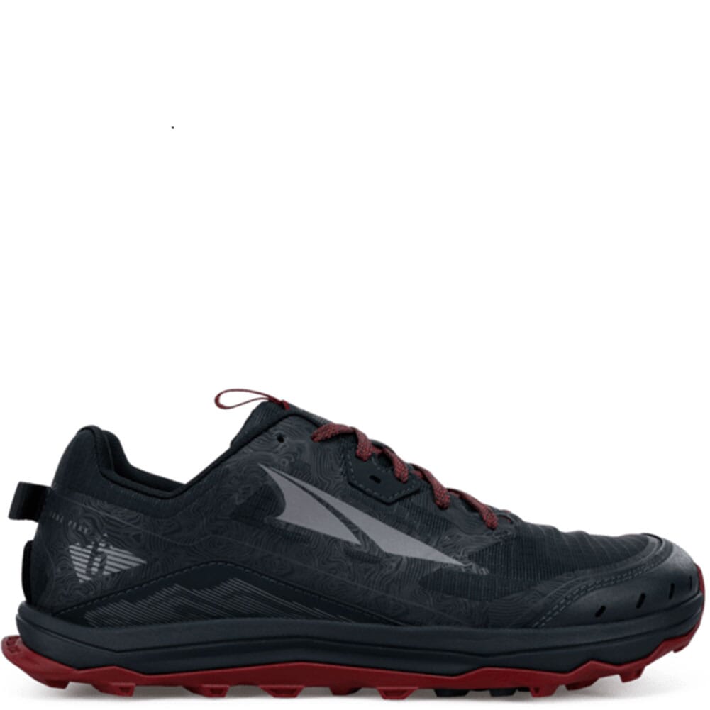 Image for Altra Men's Lone Peak 6 Running Shoes - Black/Gray from elliottsboots