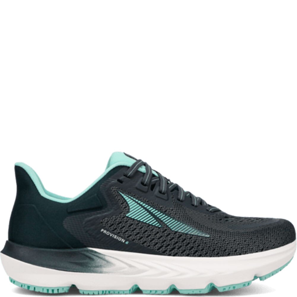 Image for Altra Women's Provision 6 Running Shoes - Black/Mint from elliottsboots