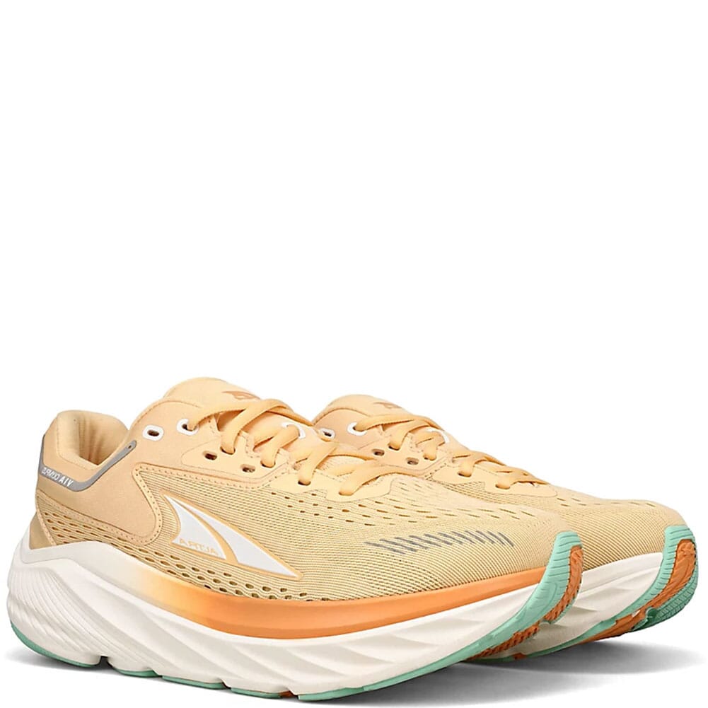 Image for Altra Women's Via Olympus Running Shoes - Green/Orange from elliottsboots