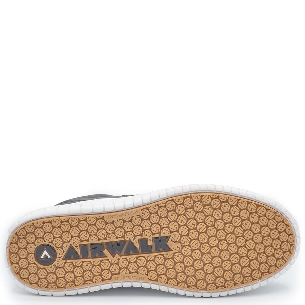 AW6110-GRYGR Airwalk Women's Camino Safety Shoes - Gray/White