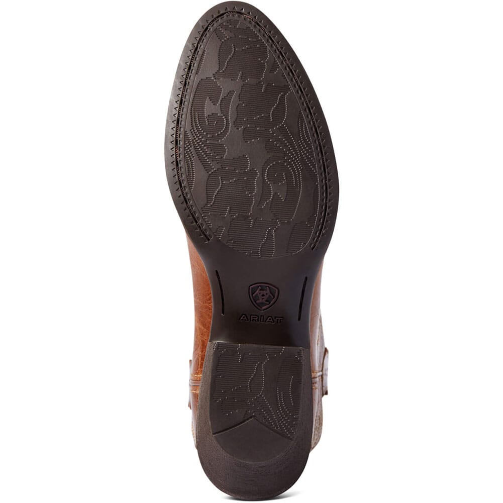 10038432 Ariat Women's Heritage StretchFit Western Boots - Dark Tan