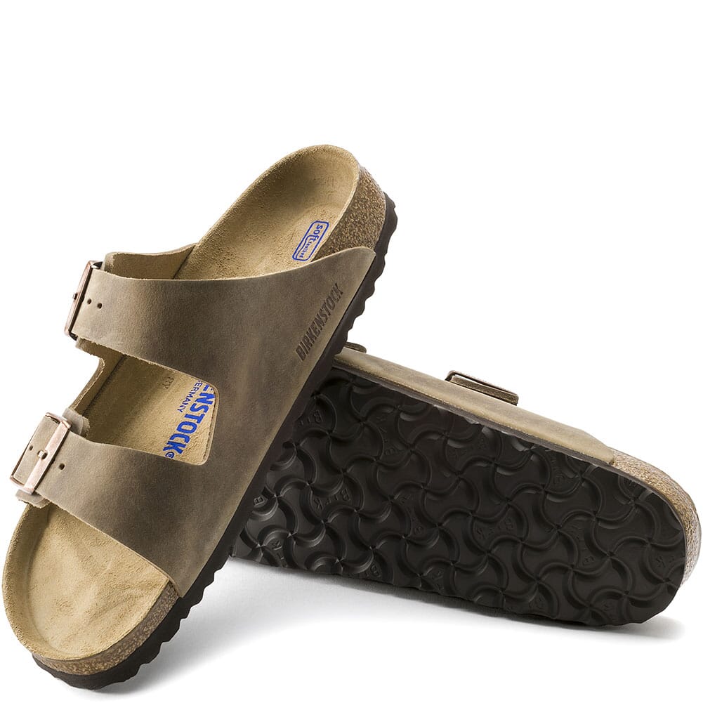 0552811 Birkenstock Unisex Arizona Soft Sandals - Tobacco Brown