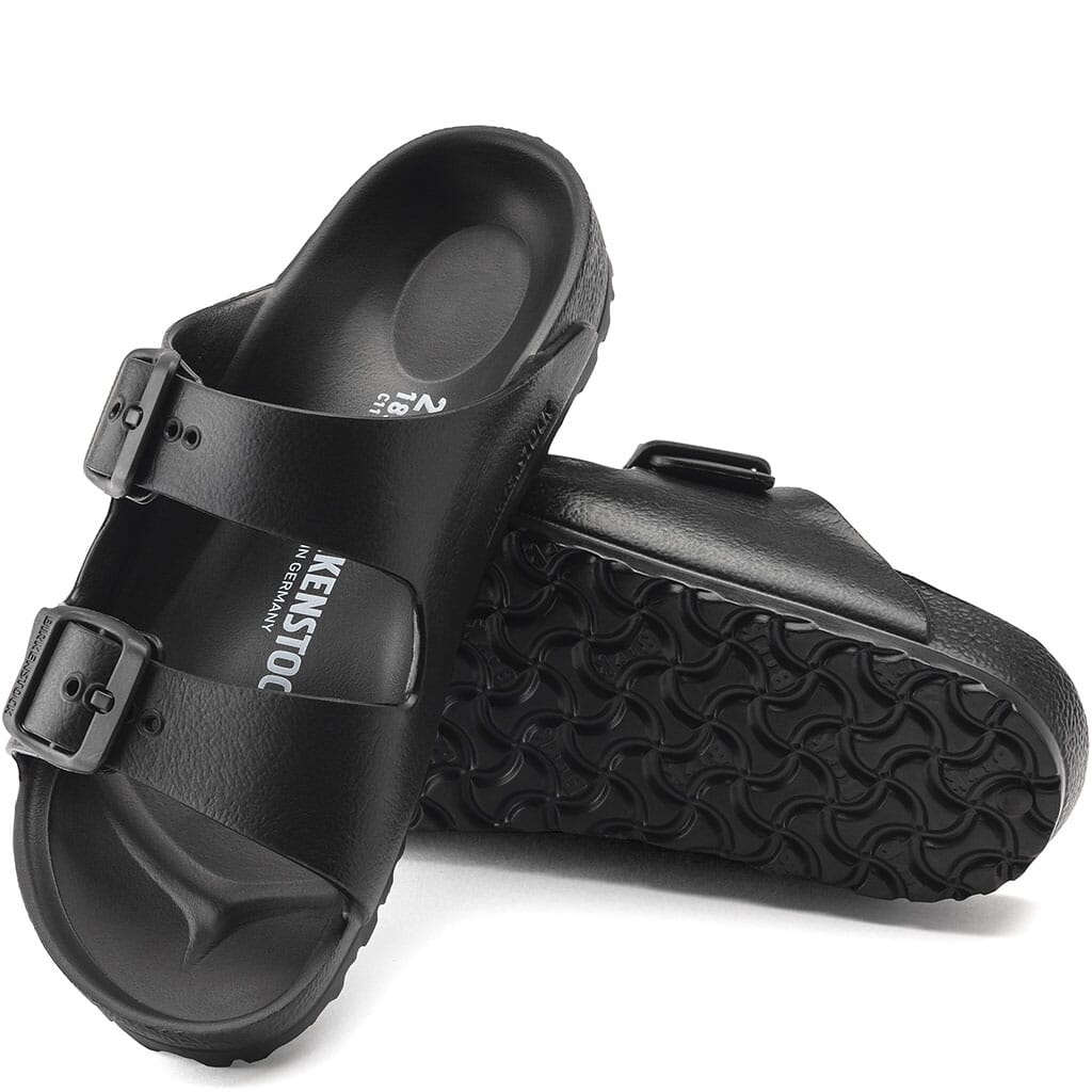 Birkenstock Kid's Arizona Essentials Sandals - Black | elliottsboots