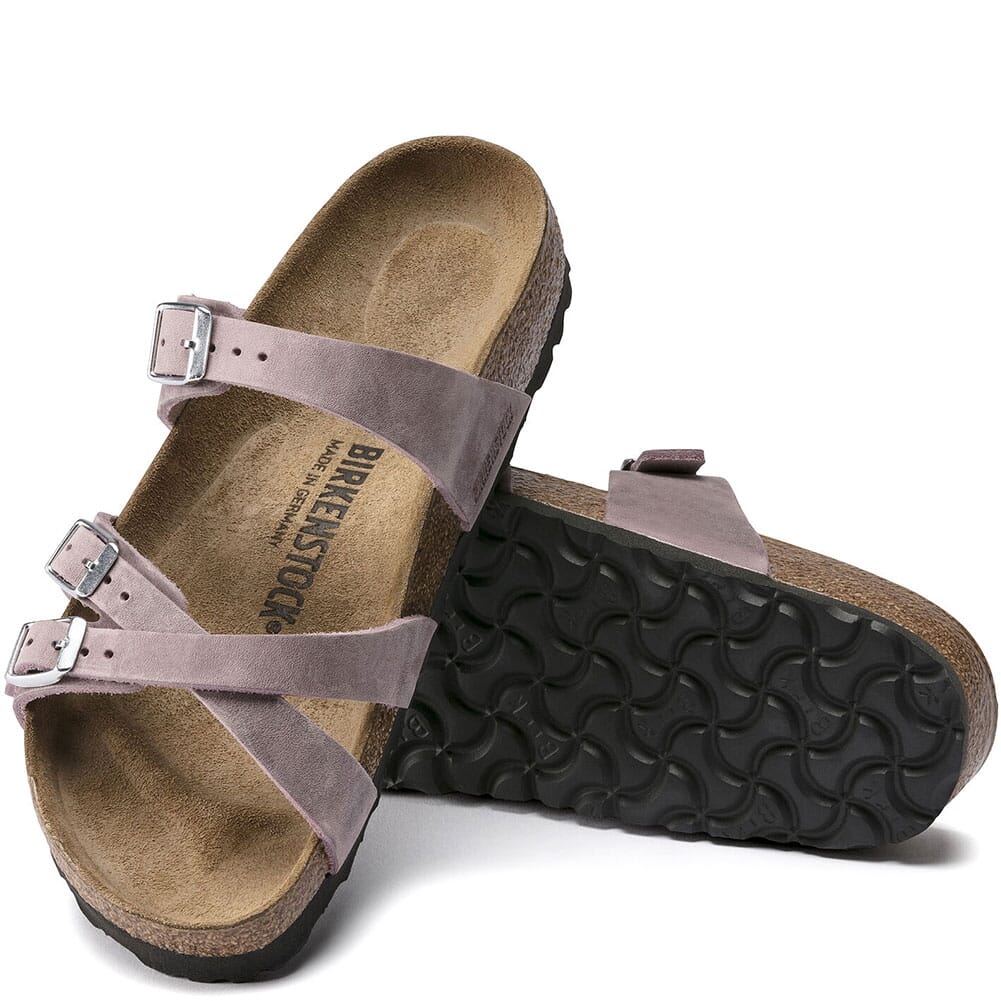 1020014 Birkenstock Women's Franca Oiled Leather Sandals - Lavender Blush