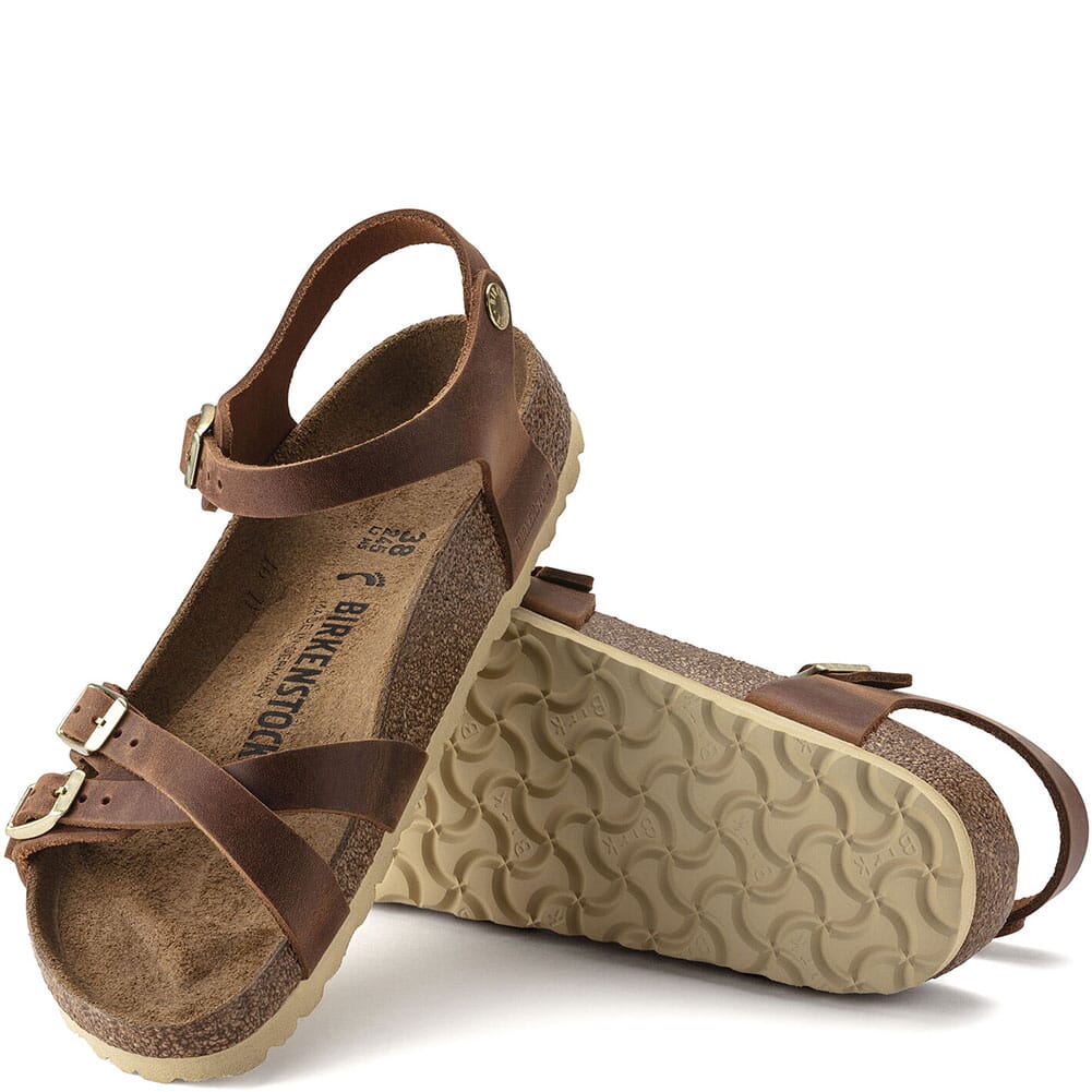 1021509 Birkenstock Women's Kumba Sandals - Cognac