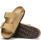BK1026174 Birkenstock Women's Arizona Suede Leather Sandals - Latte Cream
