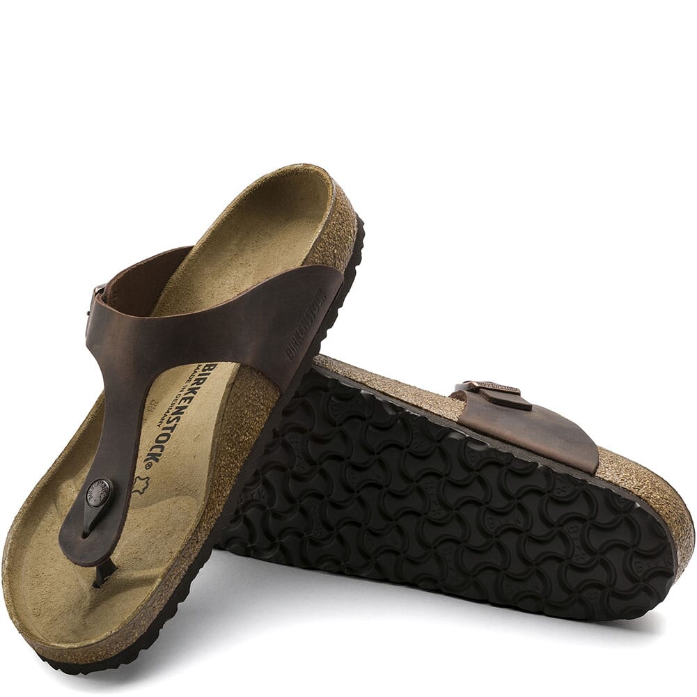 743831 Birkenstock Women's Gizeh Sandals - Habana Oiled Leather