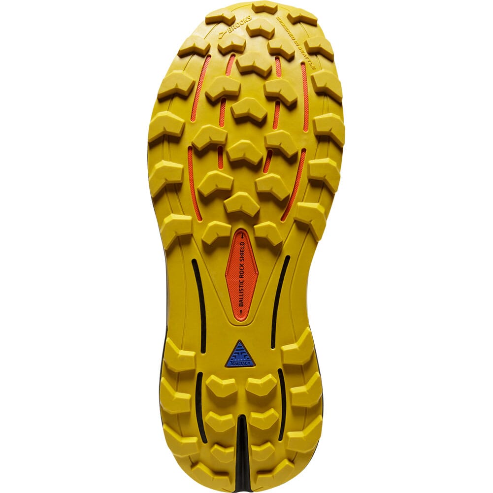 110376-745 Brooks Men's Cascadia 16 Running Shoes - Yellow/Black