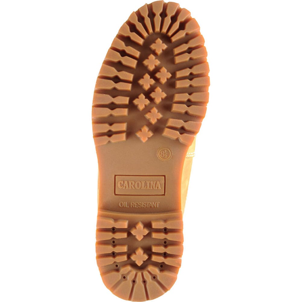 Carolina Men's Waterproof Steel Toe Safety Boots - Wheat