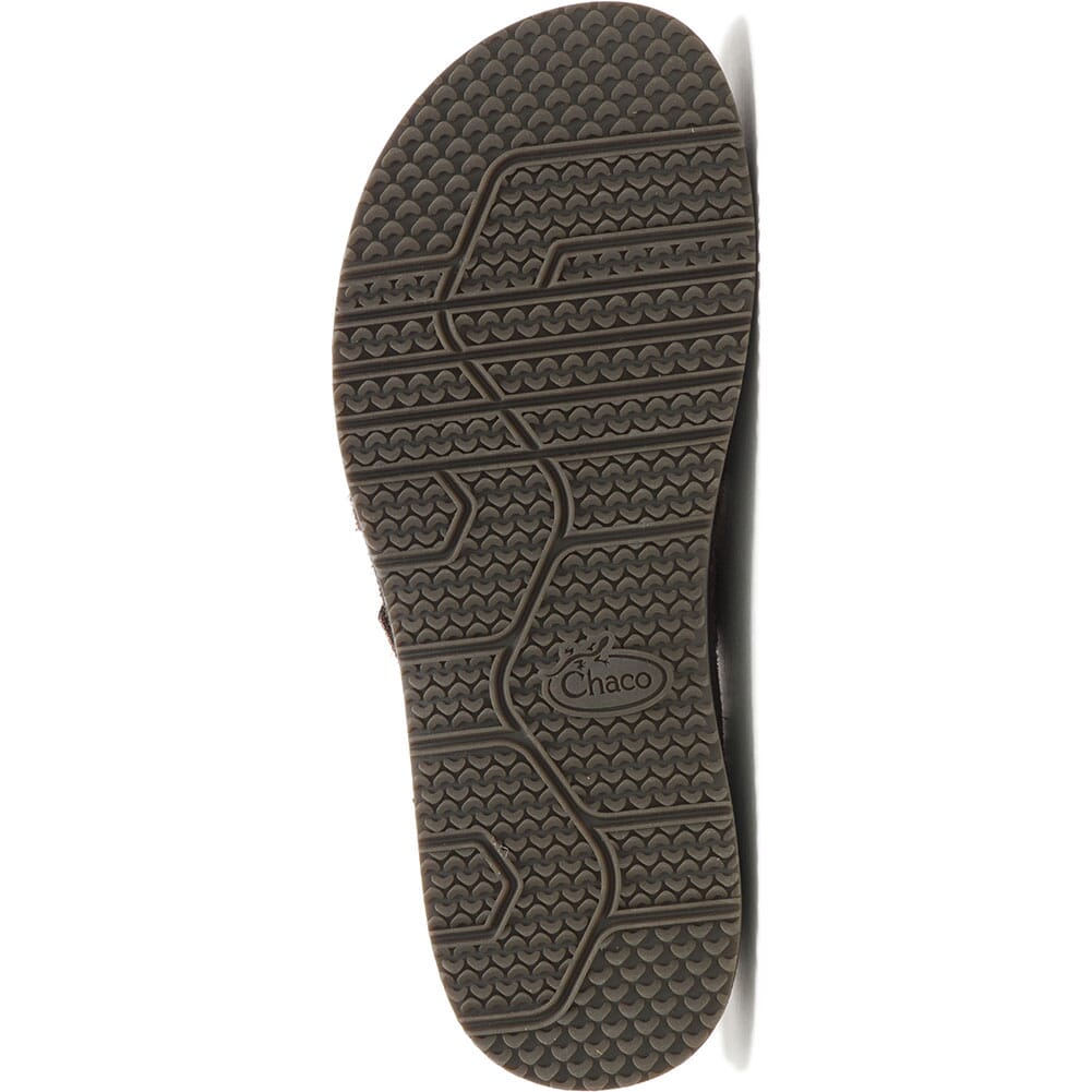 JCH108117 Chaco Men's Paonia Casual Slides - Dark Brown