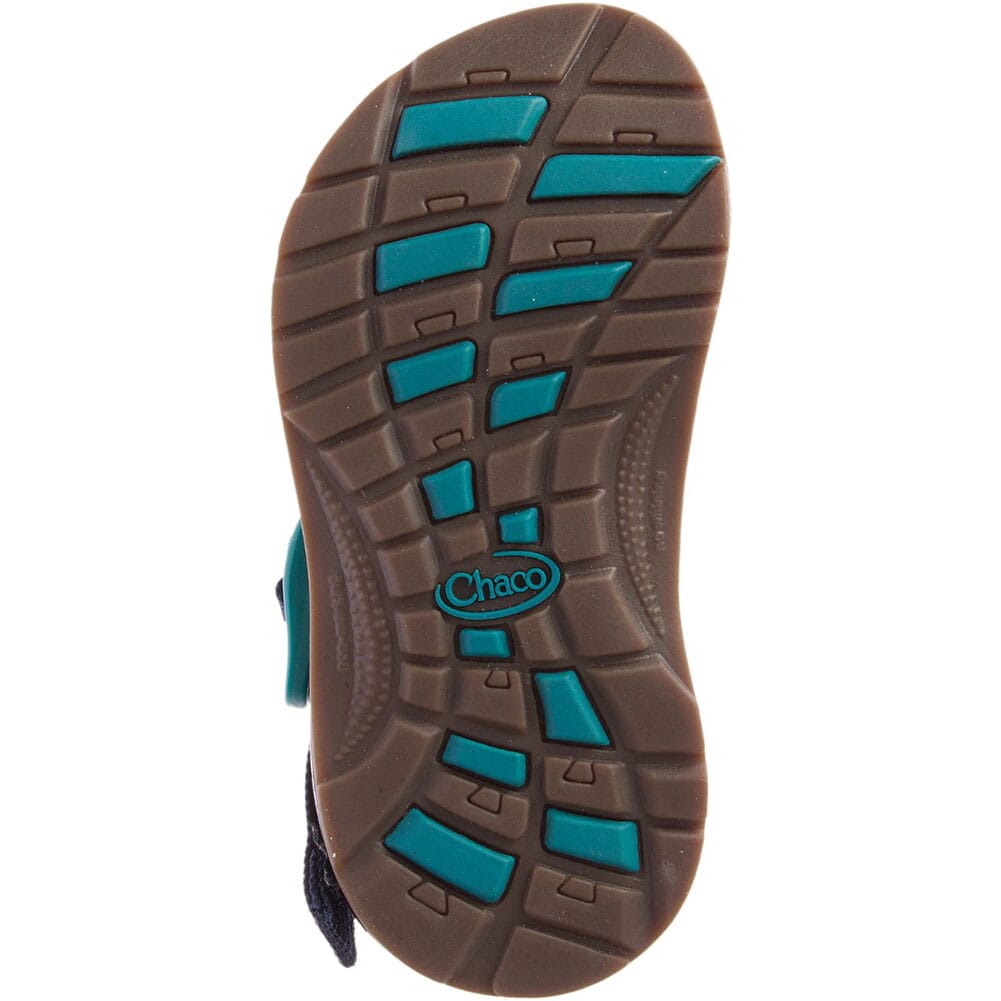 JCH180312 Chaco Kid's ZX/1 Ecotread Sandals - Solid Everglade