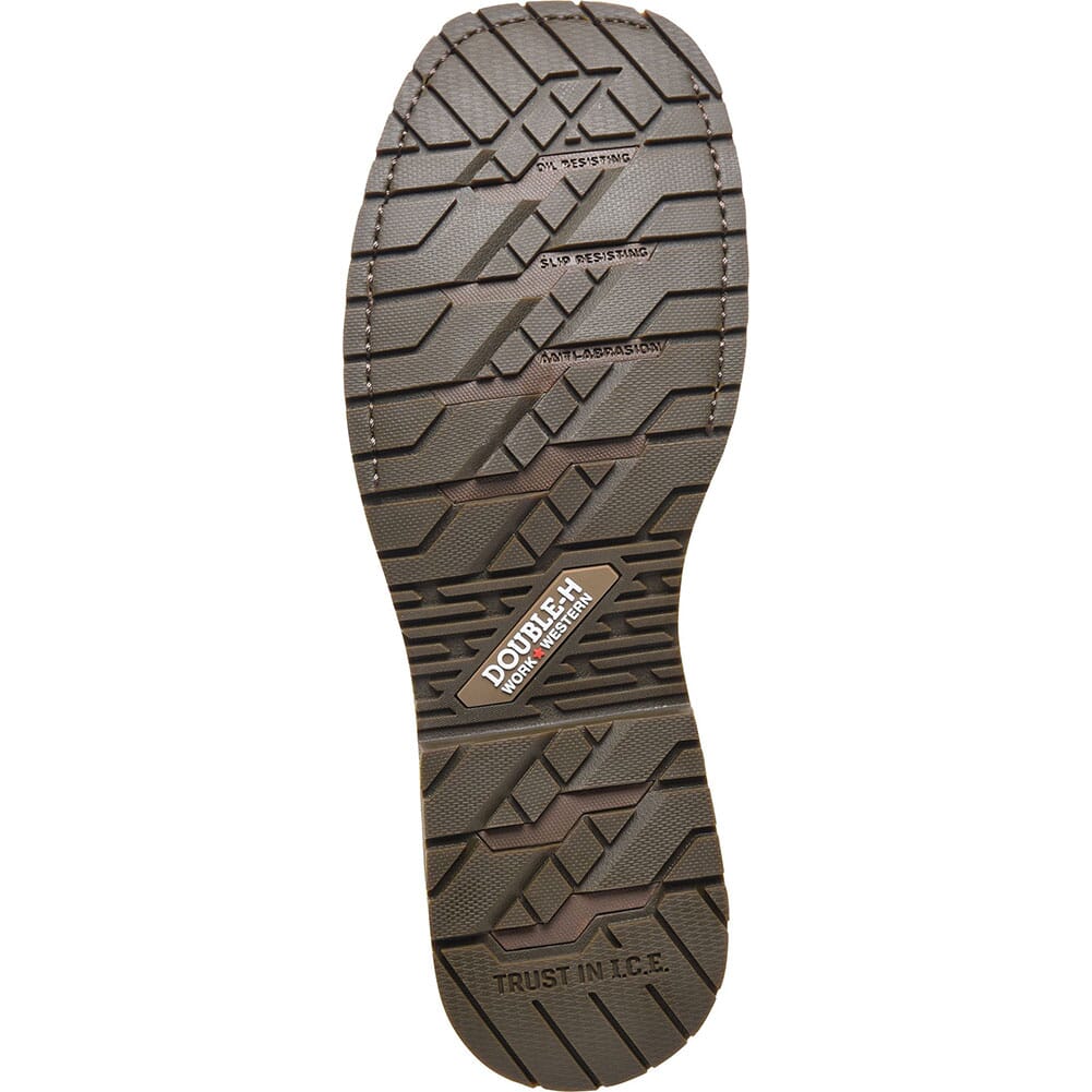 DH6141 Double H Men's Brockton Safety Ropers - Brown