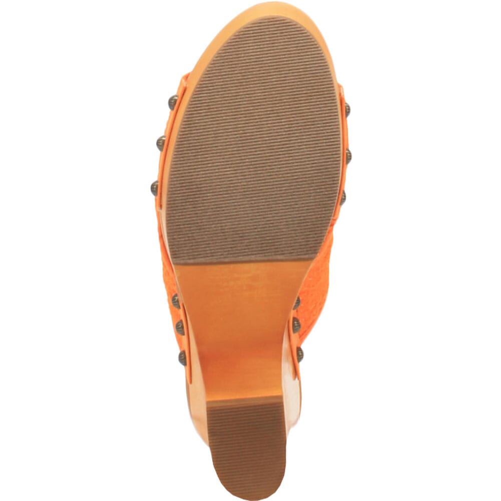 DI361-OR Dingo Women's Crafty Woven Sandals - Orange