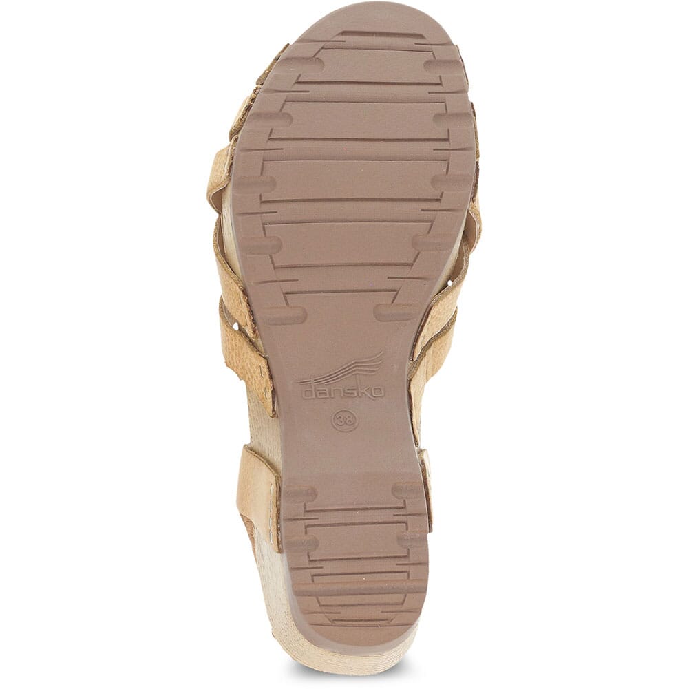 1713-371600 Dansko Women's Tinley Casual Sandals - Tan Milled