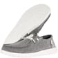 41082-025 Hey Dude Women's Wendy Metallic Sparkle Casual Shoes - Charcoal