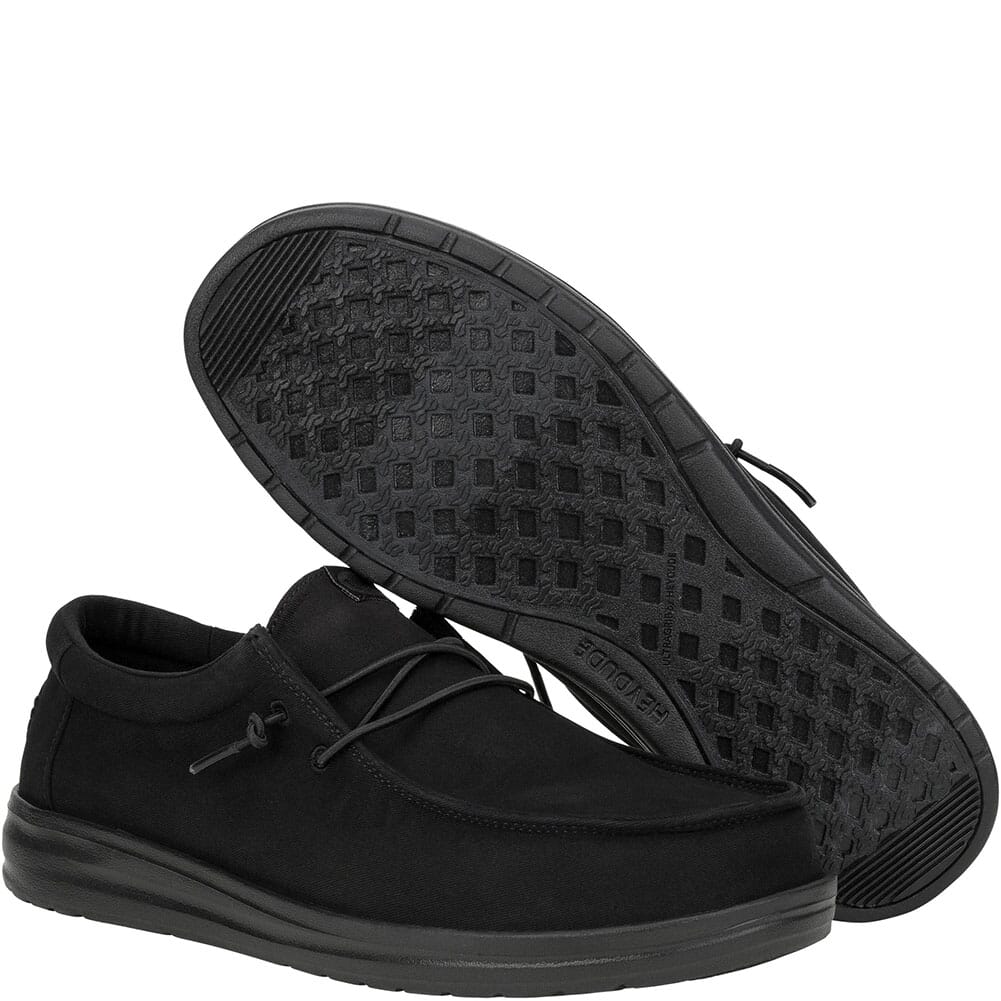 Hey Dude Women's Wendy SR Work Shoes - Black | elliottsboots