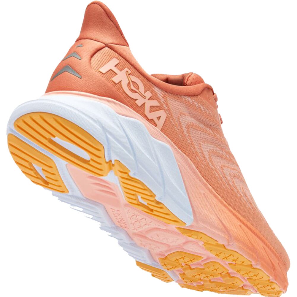 1123195-SBSCR Hoka One One Women's Arahi 6 Running Shoes - Sun Baked/Shell Coral