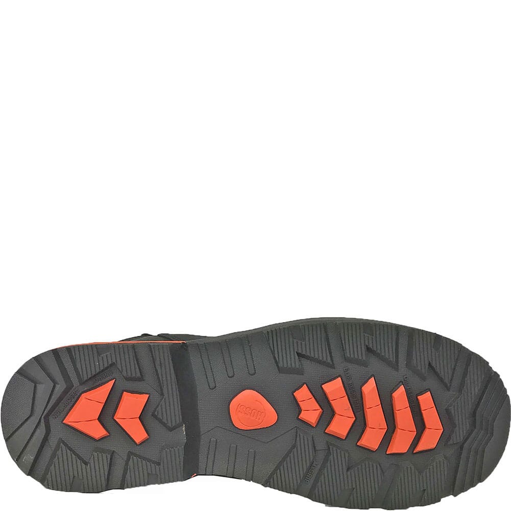 60109 Hoss Men's Range PR Safety Boots - Black/Orange