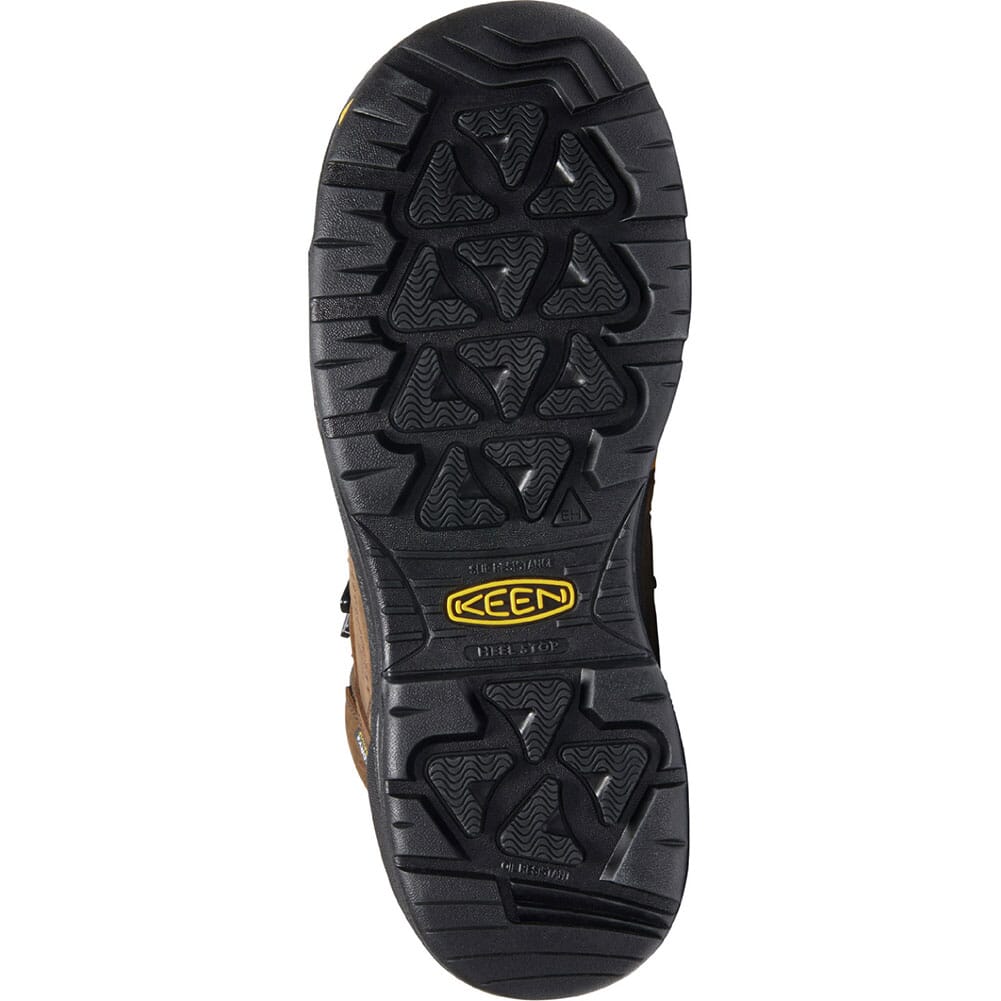 1025696 KEEN Utility Men's Troy Waterproof Safety Boots - Dark Earth/Black