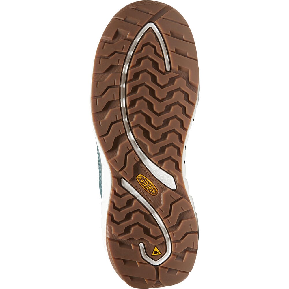 1027659 KEEN Utility Women's Arvada Safety Shoes - Sea Moss/Desert Sage