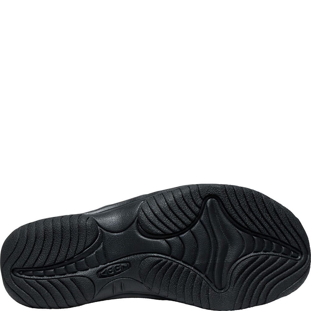 1029375 KEEN Men's Waimea Leather Flip Flops - Naval Academy/Black