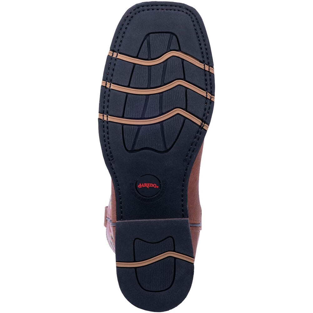 Laredo Men's Edwards Safety Boots Brown/Orange elliottsboots