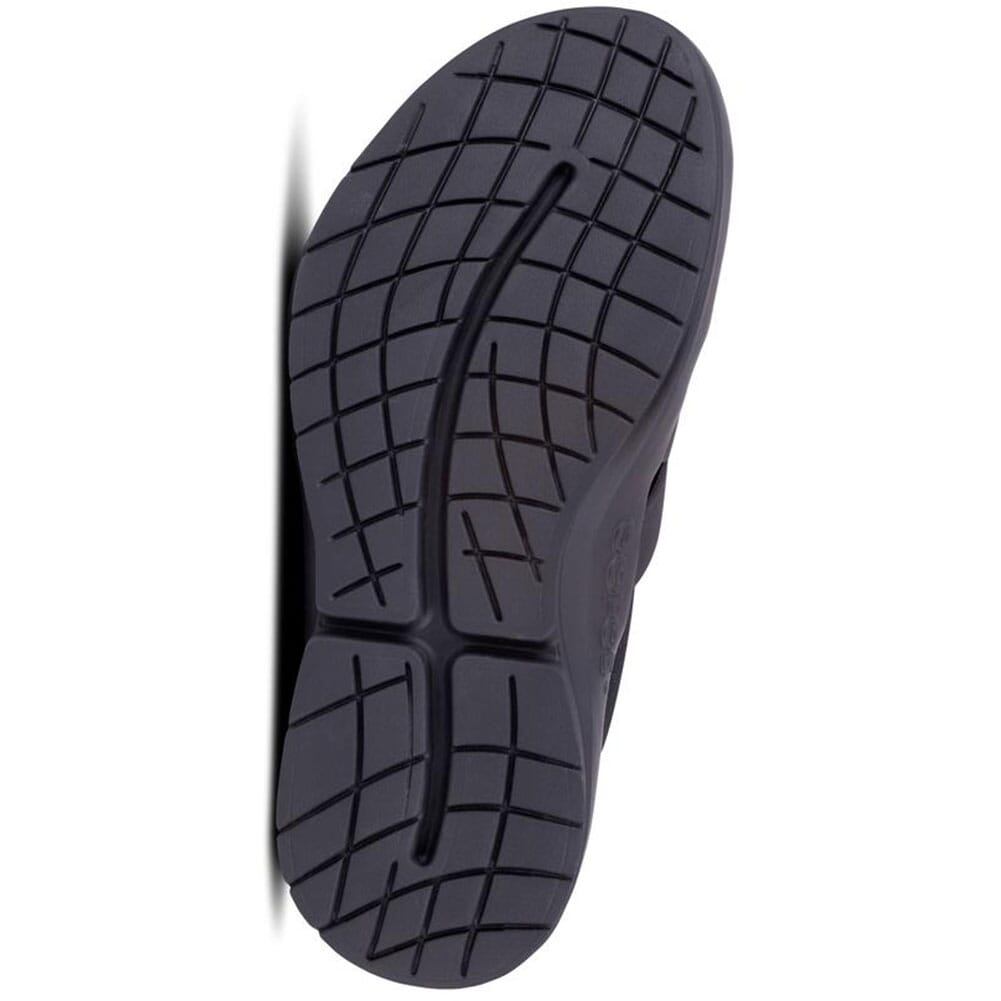 Oofos Men's OOMG Fibre Low Shoes - Black Gray | elliottsboots