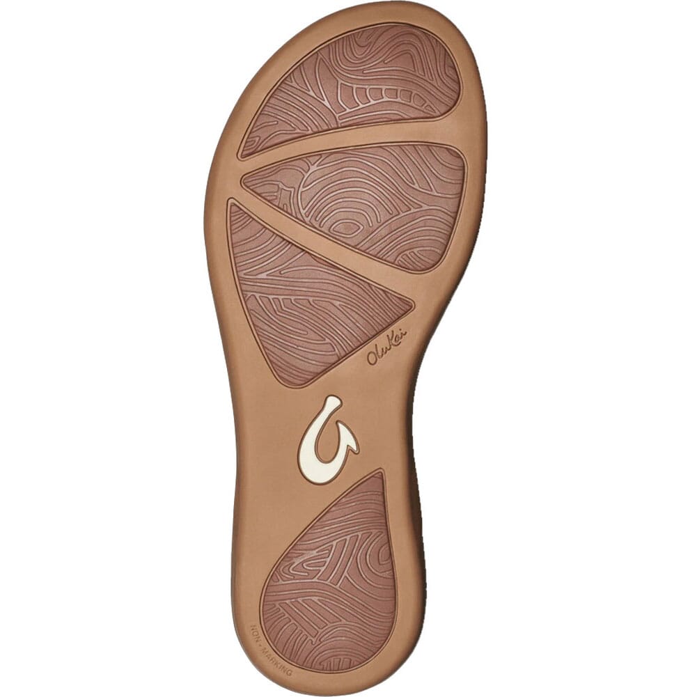 20442-3434 OluKia Women's Aukai Flip Flops - Tan/Tan