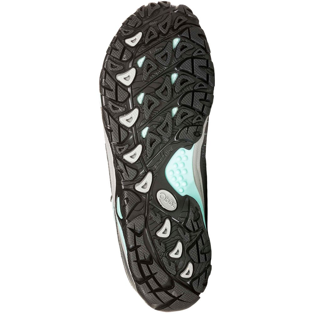 71602-CHBG OBOZ Women's Sapphire Low WP Hiking Shoes - Charcoal/Beach Glass