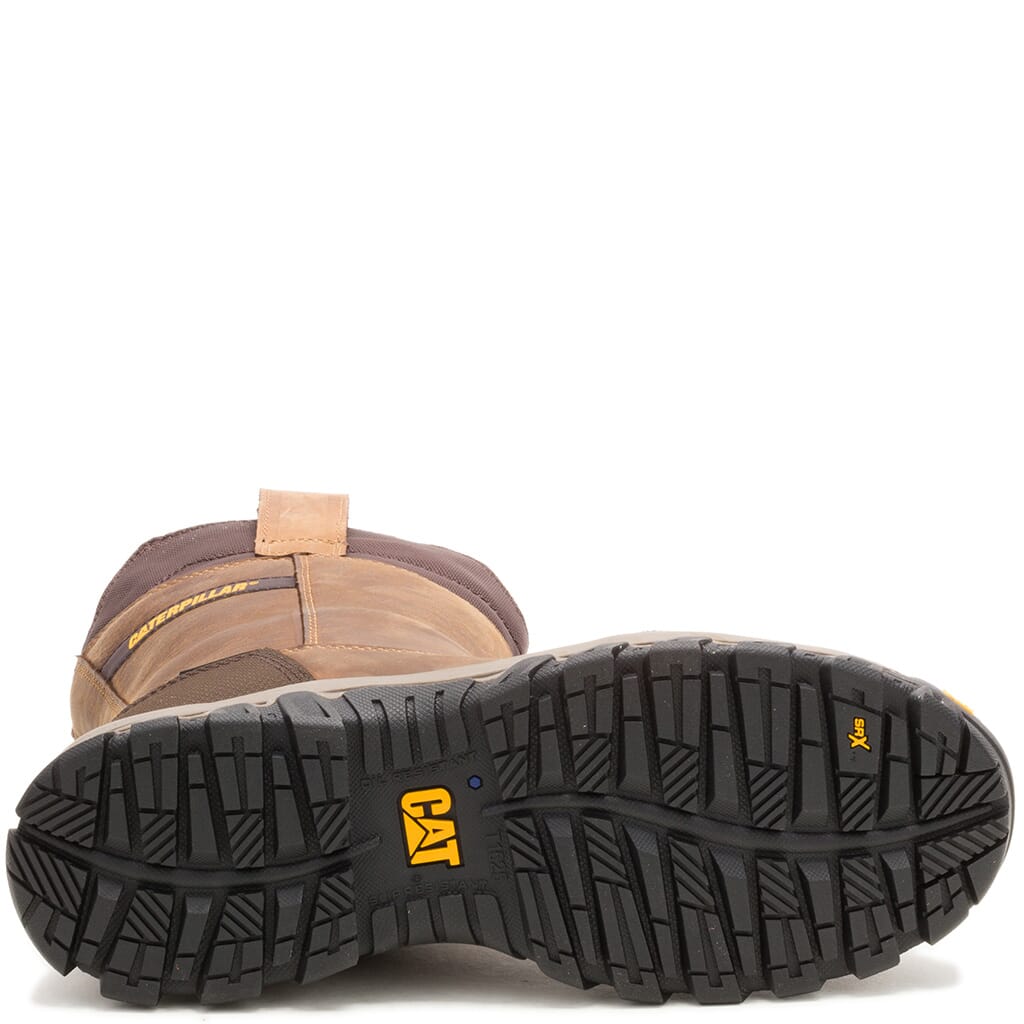 CAT Men's Threshold Rebound Pull On Steel Toe Safety Boots - Bison