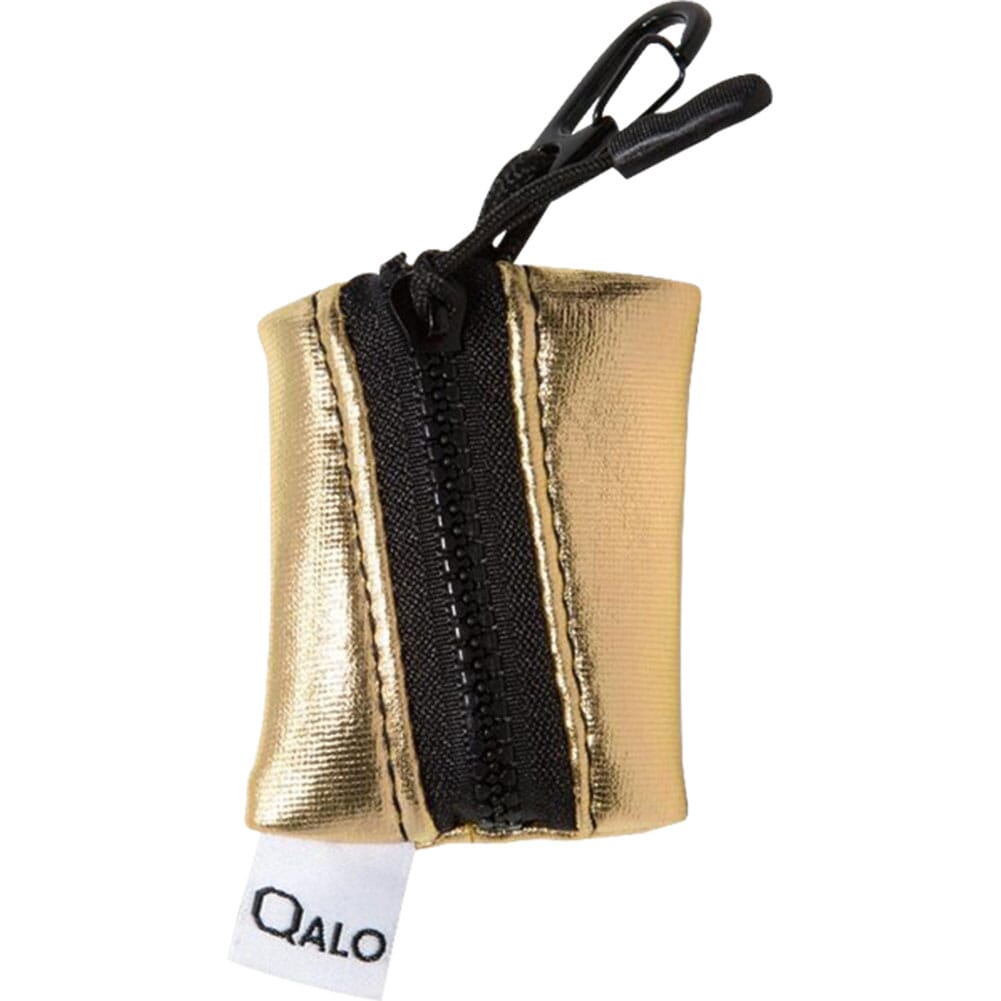 QALO Women's Melody Silicone Stackable Ring Set - Chevron/Aquamarine/Jet