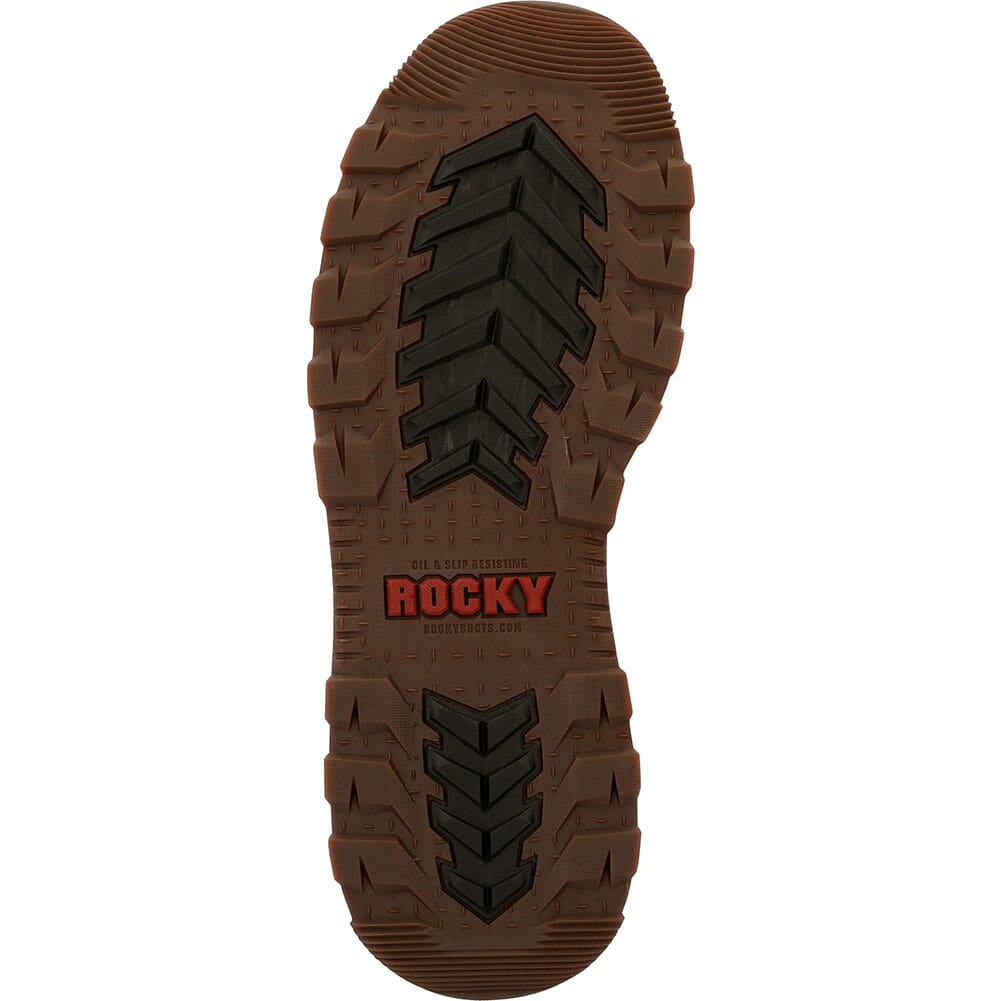 RKK0337 Rocky Men's Rams Horn WP Safety Boots - Dark Brown