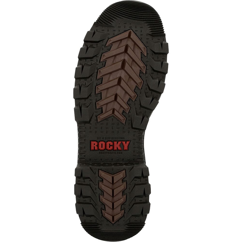 RKK0351 Rocky Men's Rams Horn WP Work Boots - Dark Brown