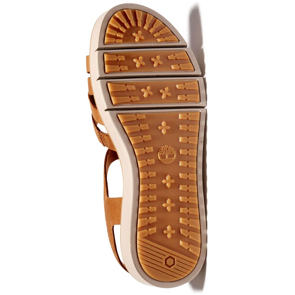 A275DF13 Timberland Women's Safari Dawn Multi-Strap Sandals - Rust