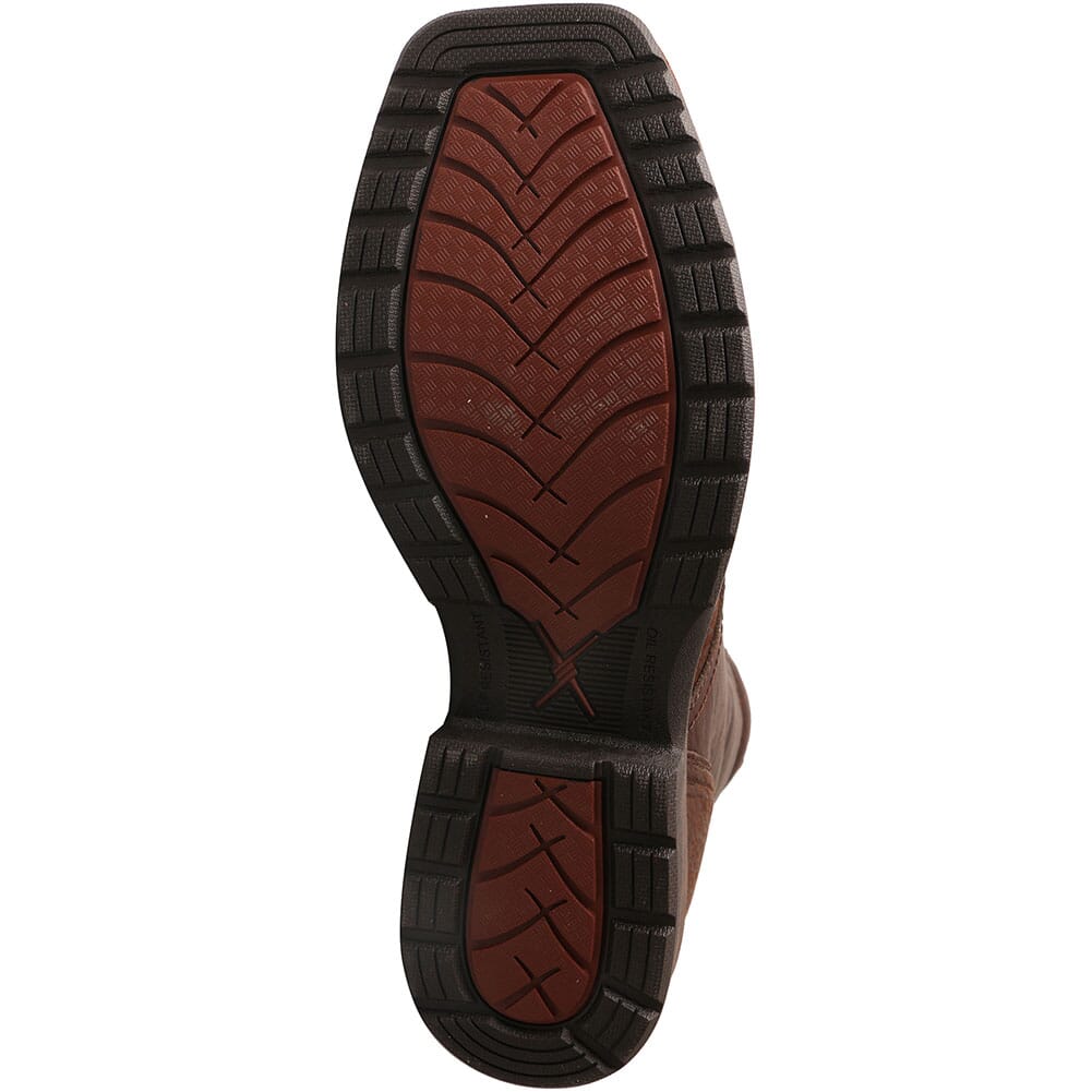 Twisted X Men's Alloy Toe Lite Safety Lacers - Brown | elliottsboots