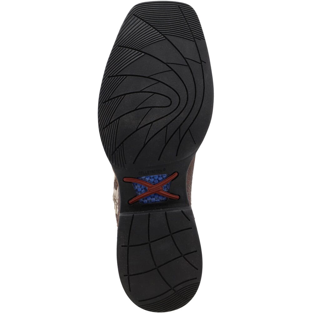 MXW0008 Twisted X Men's Tech X Western Boots - Brown Elephant/Bone