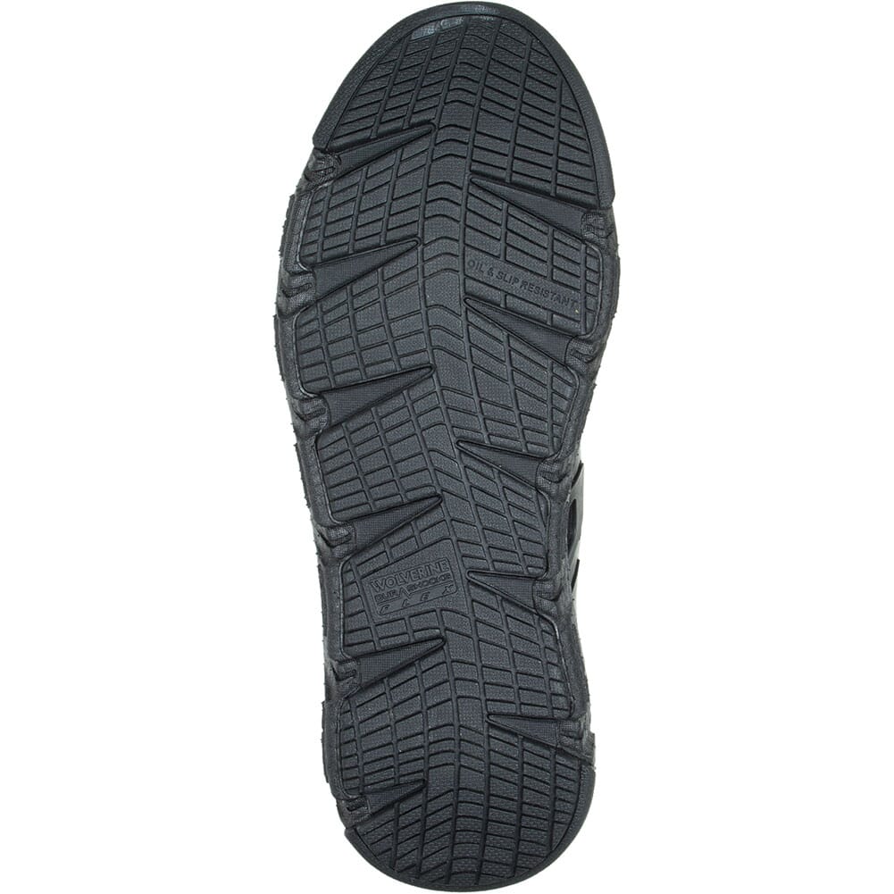 W211020 Wolverine Men's Rev Vent Ultraspring Safety Shoes - Black