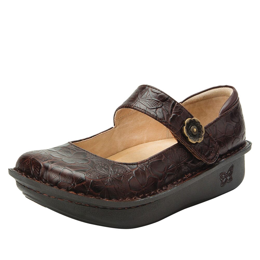 PAL-275 Alegria Women's Paloma Mary Jane Casual Shoes - Flutter Choco