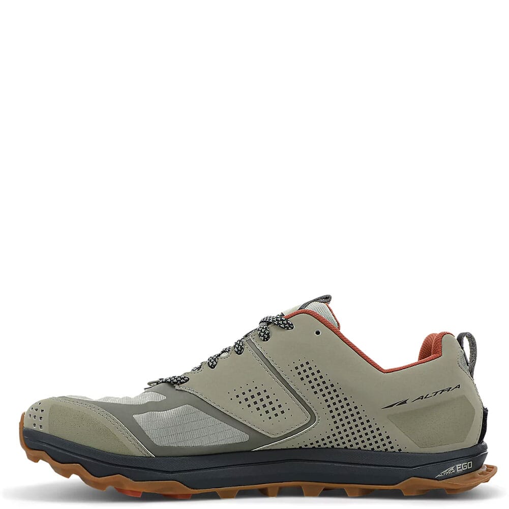 0A4VQE-017 Altra Men's Lone Peak 5 Low Running Shoes - Khaki