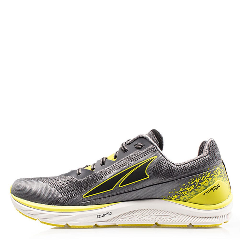 Altra Men's Torin 4 Plush Running Shoes - Grey/Lime