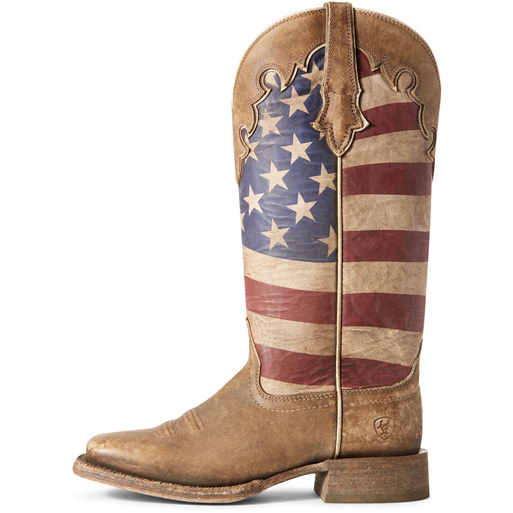 Ariat Women's Ranchero Western Boots - Stars and Stripes/Naturally Brow