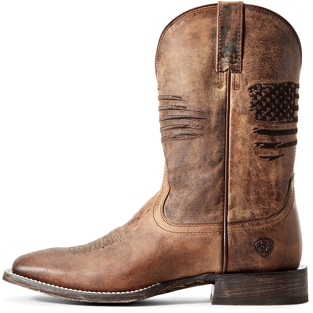 Ariat Men's Circuit Patriot Western Boots - Weathered Tan