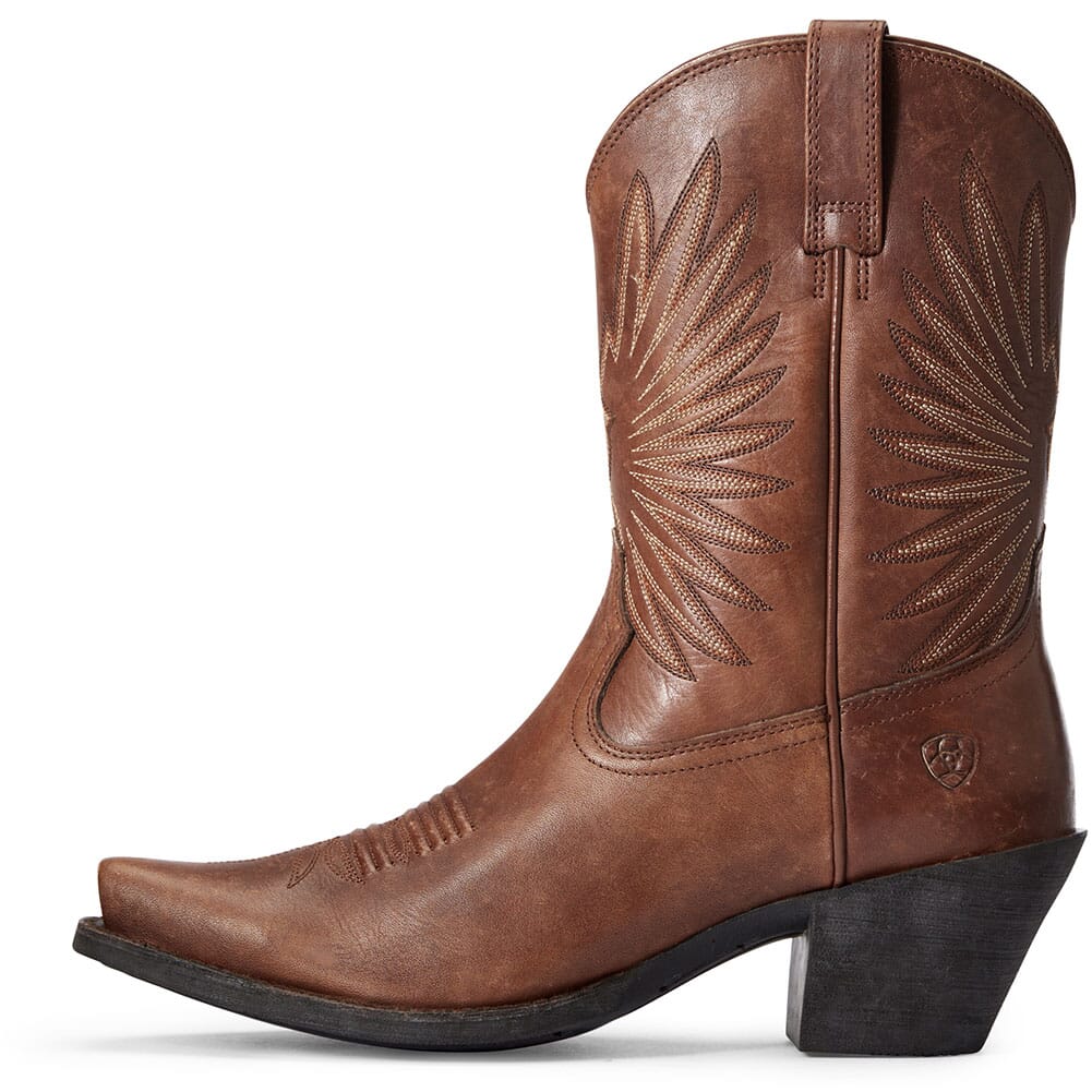 10033886 Ariat Women's Goldie Western Boots - Distressed Cognac