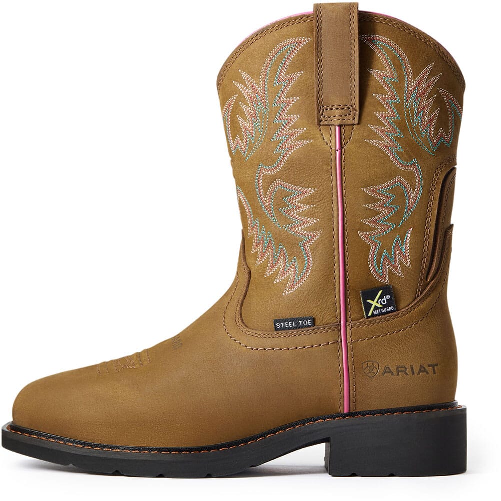 10033994 Ariat Women's Krista MetGuard Safety Boots - Dark Brown
